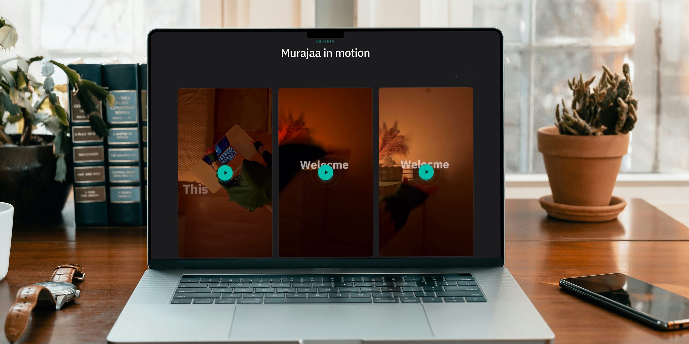 Murajaa Brand Site, app for Quran revision, Design process